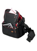 شنطة كاميرا نايلون مضادة للماء أسود Promate - Camera Shoulder Bag , DSLR/SLR for Sony Canon, Nikon – HandyPak1-S Black