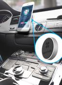 حامل فتحة تهوية السيارة للهواتف الذكية فضي Promate - Magnetic Mount, MagMini Silver
