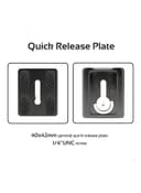 promate Travel Tripod, Professional Aluminium 160cm Tripod with Integrated Monopod and 5 Section, Dual Bubble Level, 360 Degree Head for Canon, Nikon, DSLR, Smartphones Black