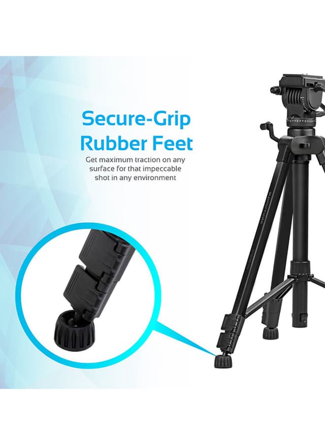 ترايبود كاميرا ثلاثي (حامل الكاميرا) Camera Tripod, Professional Aluminum - Promate