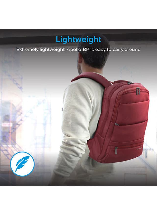 حقيبة لاب توب 15.6 بوصة أحمر Promate - Laptop Backpack 15.6 Inch for Laptops, Tablets, Documents Red