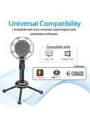 مايكرفون إحترافي سلكي مع قاعدة Professional Condenser Recording Podcast Microphone - Promate