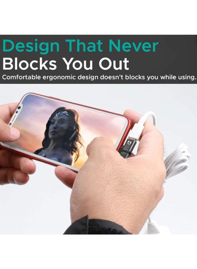 وصلة ايفون شاحن وسماعة 2 في 1 رمادي بروميت Promate Grey 2-In-1 Audio And Charging Adaptor With Connector