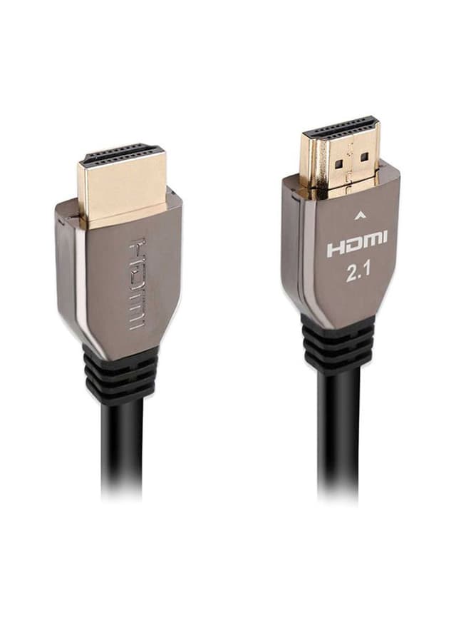 كابل HDMI 8K بطول 2 متر أسود Promate - 8K HDMI Cable, Ultra High-Speed HDMI Black