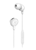 promate In-Ear Headphones, Premium Audio Enhanced Wired Earphones with Dynamic HD Driver, Hi-Res Built-In Mic, Comfortable Earbuds and 1.2m Tangle-free Cord for Smartphones, Tablets, Pc, MP3 Player, ICE 1.2meter White