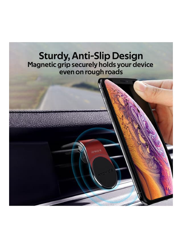 هولدر مغناطيسي قوي أحمر | Universal Air Vent Magnetic Holder