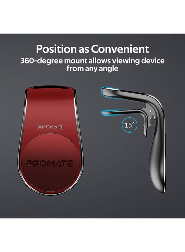 هولدر مغناطيسي قوي أحمر | Universal Air Vent Magnetic Holder