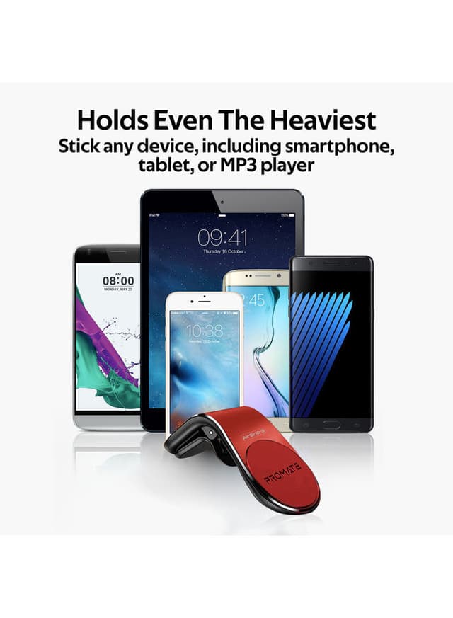 هولدر مغناطيسي قوي أحمر | Universal Air Vent Magnetic Holder