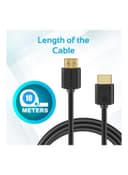 وصلة بروجكتر للابتوب 10 متر Promate High Definition 4K HDMI Audio Video Cable 10 meter Black