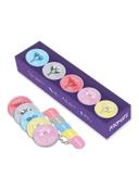 سماعات اذن سلكية بمدخل أواكس 3.5 مم ذهبي و أبيض Promate - In-Ear Earbuds Headphones Gold/White