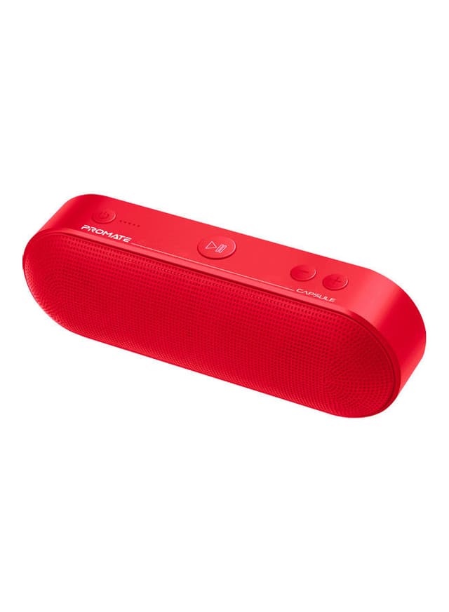 promate Portable Wireless Speaker With Mic Maroon