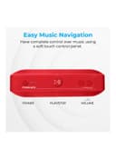 promate Portable Wireless Speaker With Mic Maroon