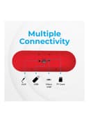 promate Portable Wireless Speaker With Mic Maroon