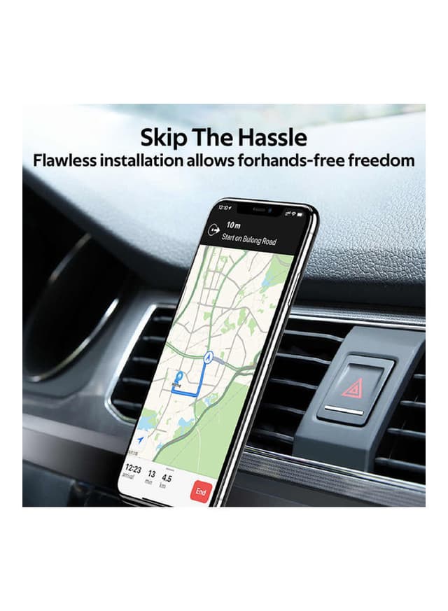 حامل فتحة تهوية السيارة للهواتف الذكية أسود Promate - AC Vent Phone Holder Black