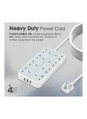وصلة كهرباء 11في1 3250 واط 11in1 Surge Protector Power Extension - Promate