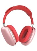 promate AirBeat - High Fidelity Stereo Wireless Headphones Red