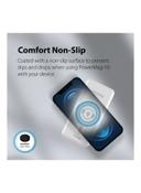 promate 10000 mAh Promate Magnetic Wireless Power Bank for iPhone 12, Magnetic 10W Qi Wireless Mag-Safe Battery Pack with 20W USB-C Power Delivery 2-way Charging Port and QC 3.0 Fast Charging Port for iPhone 12, Samsung, iPad Pro, PowerMag-10 White