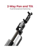 ترايبود للجوال ثلاثي أسود بروميت Promate Black Selfie Stick With Tripod Black