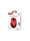 ماوس لاسلكية أحمر Portable 2.4Ghz Precision Tracking EZGrip Ergonomic Mouse - Promate - SW1hZ2U6NTEyOTYw