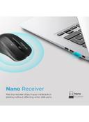 ماوس لاسلكية أسود Ambidextrous 2.4Ghz High-Precision Optical Mouse - Promate