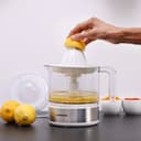 Olsenmark Citrus Juicer with Two Cones, 0.8L Capacity, OMCJ1818 | Transparent Jug & One Filter | Healthy Fresh Natural Juice Of Orange, Lemon & More