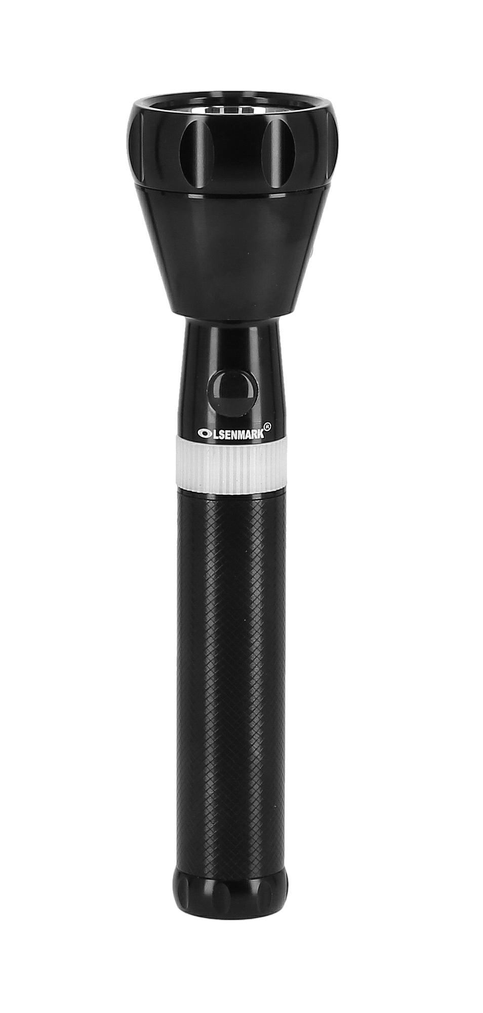 Olsenmark Rechargeable Led Flashlight - Super Bright Cree- Led Torch Light - Built-In 3.7V 2000Mah