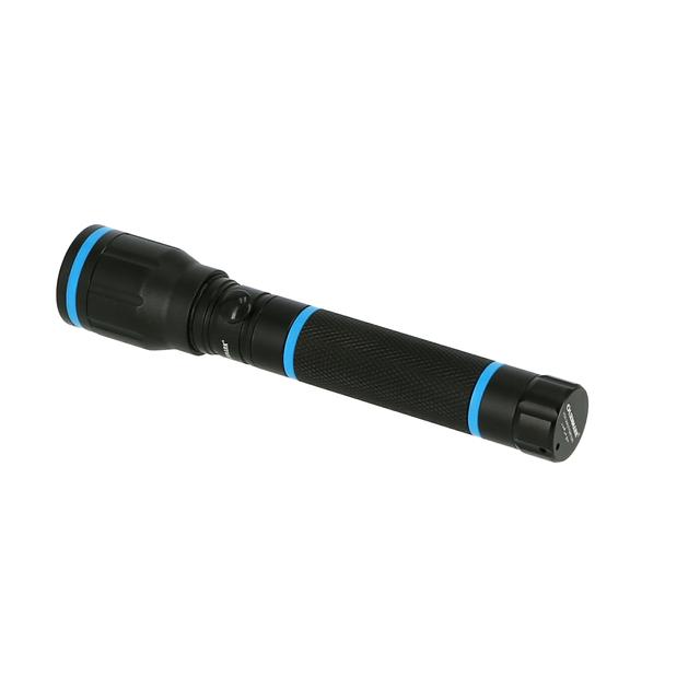 Olsenmark Rechargeable Led Water Proof Flashlight, 152 Mm - 1000M Distance - Waterproof Hyper Bright
