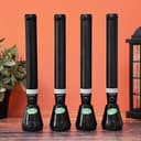 مجموعة كشاف محمول قابلة لإعادة الشحن Rechargeable Led Flashlight - Olsenmark