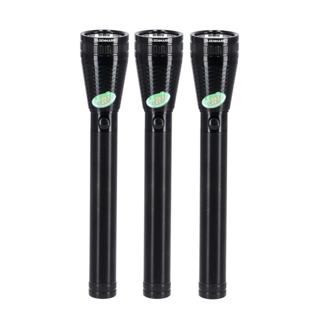 Olsenmark 3-in-1 Rechargeable LED Flash Light, OMFL2698 - Cree XPE Led 5W, Al Military Grade, High Lumens, Ni-Cd Battery 3.6V 3000mAh, Lifetime Warranty for LED