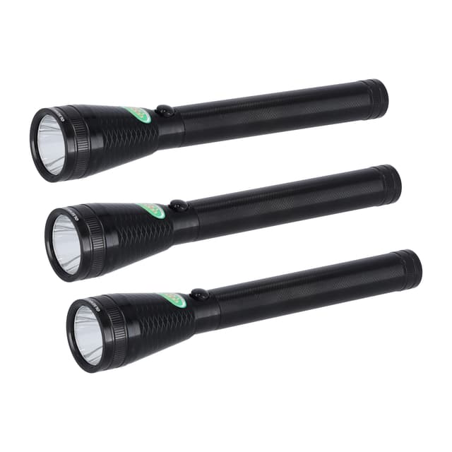 Olsenmark 3-in-1 Rechargeable LED Flash Light, OMFL2698 - Cree XPE Led 5W, Al Military Grade, High Lumens, Ni-Cd Battery 3.6V 3000mAh, Lifetime Warranty for LED