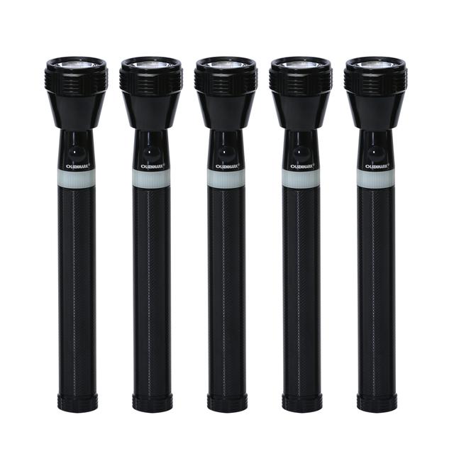 Olsenmark Rechargeable Led Flashlight, 5Pcs- Super Bright Cree-Xpe Led Torch Light - 2000 Distance - SW1hZ2U6NDUxNDU5