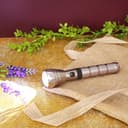 Olsenmark Rechargeable Led Flashlight - Super Bright Cree-Xpe Led Torch Light - Built-In 3000Mah