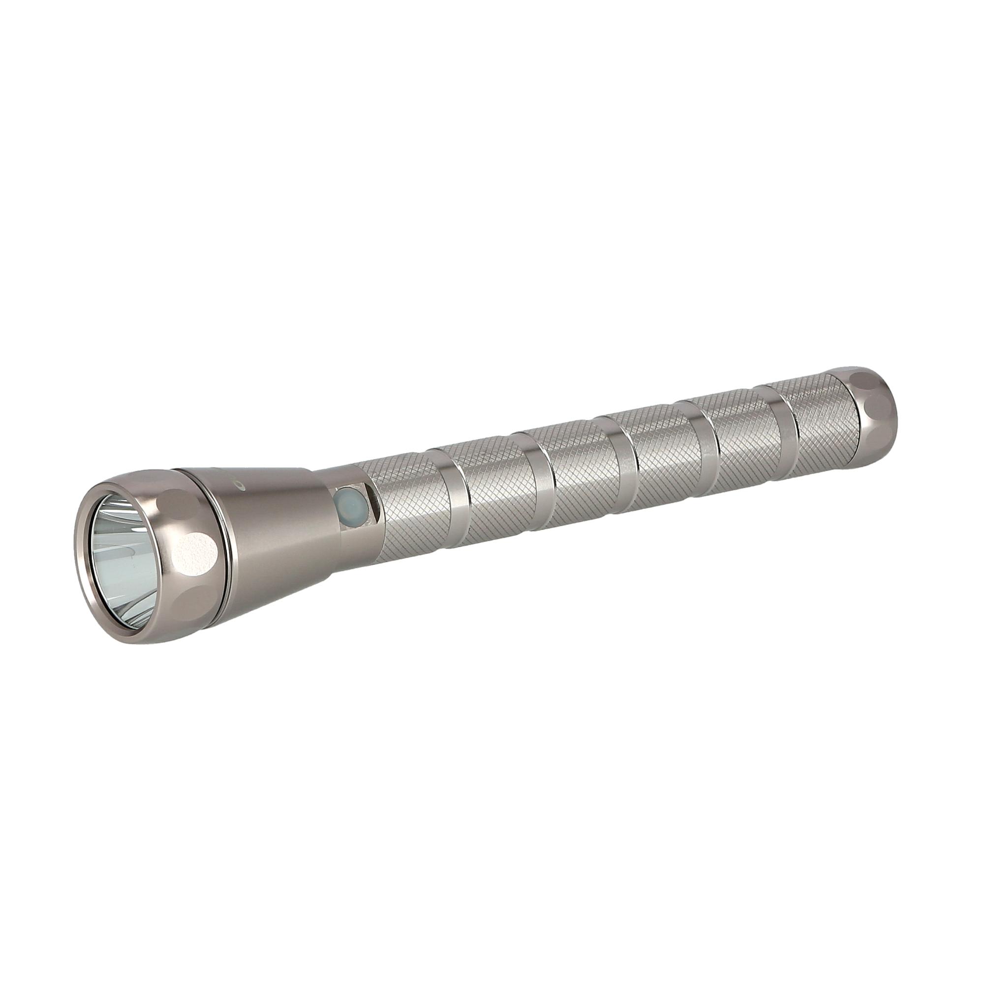 Olsenmark Rechargeable Led Flashlight - 2 *3.7V 2500Mah Lithium-Ion Battery - Cree-Xpe Led Chip