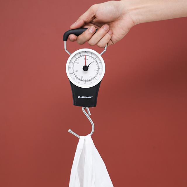 Olsenmark Luggage Scale - Large Screen - Capacity 35Kg - Abs Material - Portable - Lightweight - SW1hZ2U6NDQyNzY4