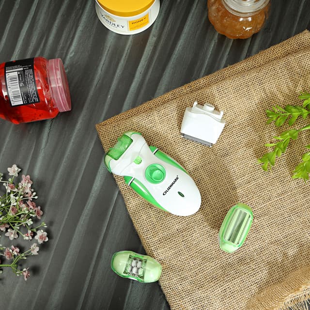 ماكينة إزالة الشعر للسيدات قابلة لإعادة الشحن Rechargeable Lady Epilator - Olsenmark