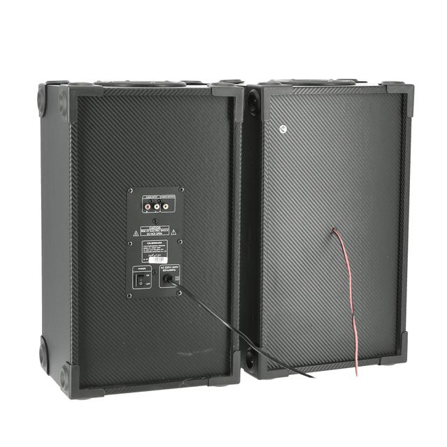 Olsenmark Professional Speaker System, 2.0 Ch With Usb, Sd, Fm & Mic - Master Volume/Bass/Treble/Mic - SW1hZ2U6NDQ3NTc0