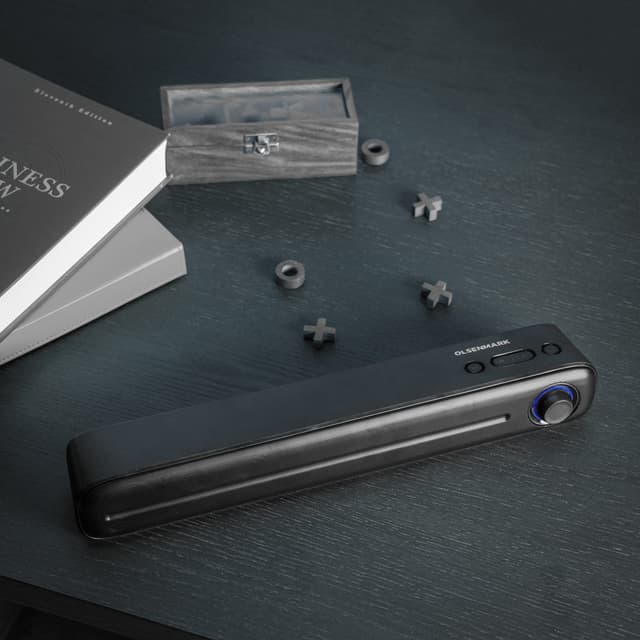 Olsenmark Wireless speaker, 2.0CH Bluetooth Speaker, OMMS1287 | Bluetooth/ FM/ USB/ TF Card/ AUX Input/ TWS | 2x6W Speaker | Mini Sound Bar for PC/ Home Theater