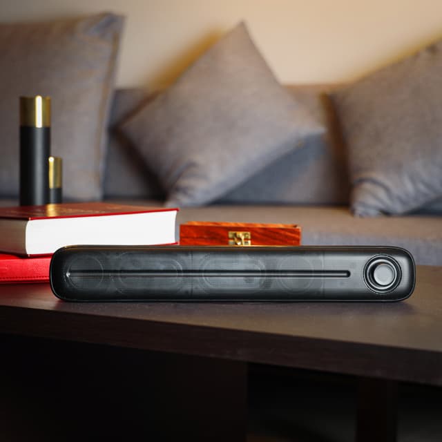 Olsenmark Wireless speaker, 2.0CH Bluetooth Speaker, OMMS1287 | Bluetooth/ FM/ USB/ TF Card/ AUX Input/ TWS | 2x6W Speaker | Mini Sound Bar for PC/ Home Theater