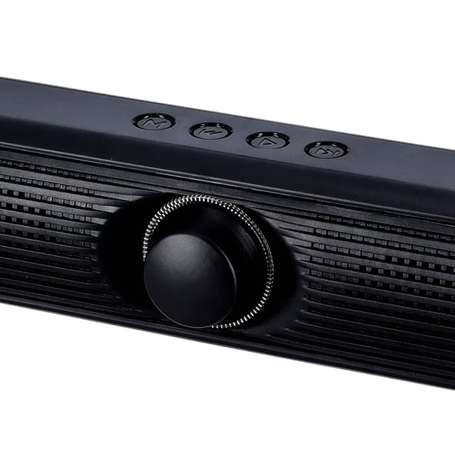 Olsenmark Wireless Speaker, 2.0Ch Bluetooth Speaker, OMMS1288 | Bluetooth/ FM/ USB/ TF Card/ AUX Input/ TWS | 2x6W Speaker | Mini Sound Bar for PC/ Home Theater