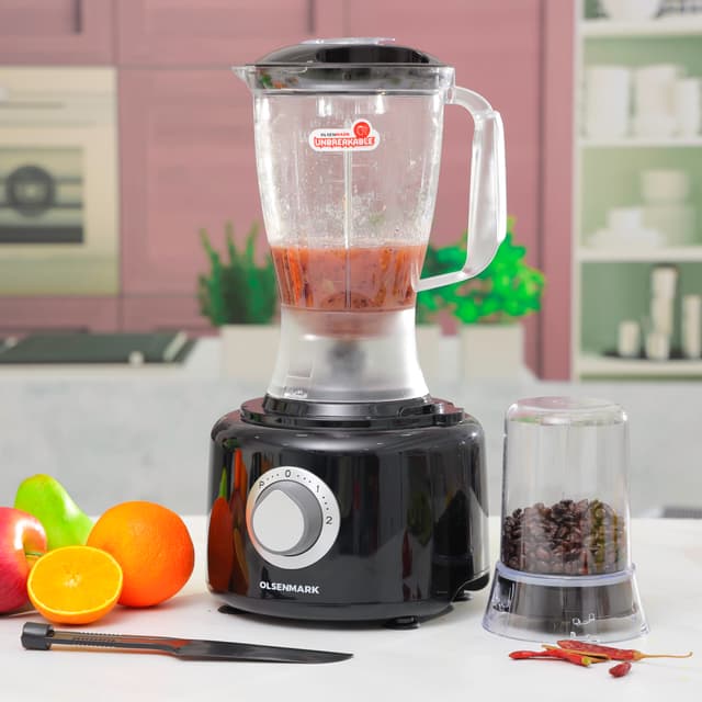 Olsenmark 10in1 Food Processor, 2 Speed Settings, OMSB2473 Pulse