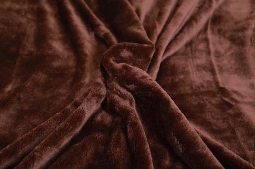 بطانية صوف مزدوجة لون بني Casa Silky Soft Flannel Fleece Blanket - PARA JOHN - SW1hZ2U6NDY1OTY3