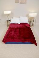 PARA JOHN Acasa Maroon Silky Soft Flannel Fleece Blanket 200X240 - SW1hZ2U6NDY1OTg1