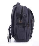 PARA JOHN 20'' Canvas Leather Backpack - Travel Backpack/Rucksack - Casual Daypack College Campus - SW1hZ2U6NDM5MDUx