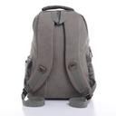 شنطة ظهر متعددة الإستخدامات قياس 18 إنش لون رمادي 18'' Canvas Leather Backpack - Travel Backpack/Rucksack - Casual Daypack College Campus - PARA JOHN - SW1hZ2U6NDM4ODkw