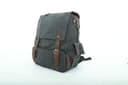 Canvy Leather Canvas Backpack - Vintage Rucksack 16oZ" Laptop Bag - Unisex Laptop Bag - Campus Book-Bag Multipurpose Business Vintage Travel Backpack - School Bag, Casual Rucksack