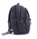 PARA JOHN 20'' Canvas Leather Backpack - Travel Backpack/Rucksack - Casual Daypack College Campus - SW1hZ2U6NDM5MTAw