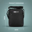 شنطة يد متعددة الإستخدامات لون أسود CITY POUCH - PARA JOHN