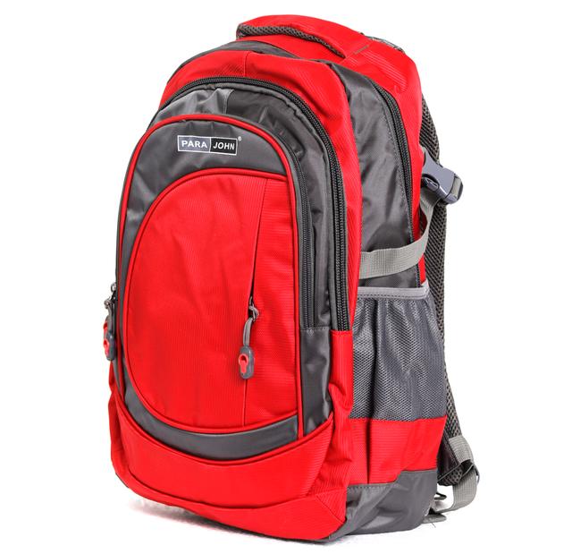 شنطة ظهر متعددة الإستخدامات قياس 18 إنش لون أحمر Backpack For School, Travel & Work, 18''- Unisex Adults' Backpack - Multi-Function - PARA JOHN - SW1hZ2U6NDUzNzk5