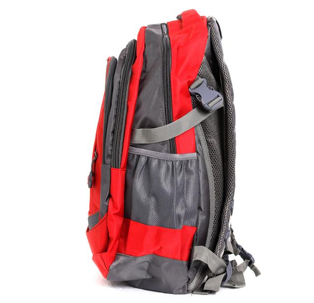 شنطة ظهر متعددة الإستخدامات قياس 18 إنش لون أحمر Backpack For School, Travel & Work, 18''- Unisex Adults' Backpack - Multi-Function - PARA JOHN - SW1hZ2U6NDUzNzk3