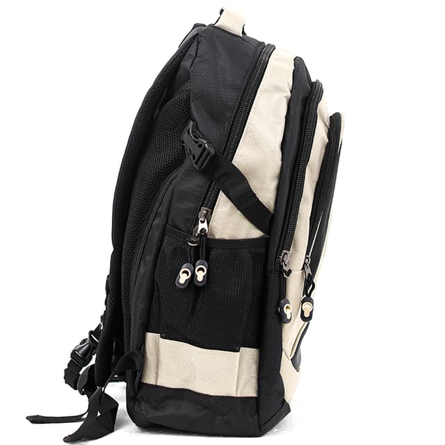 شنطة ظهر متعددة الإستخدامات قياس 16 إنش لون ذهبي Backpack 16''- Unisex Adults' Backpack - Multi-functional - PARA JOHN